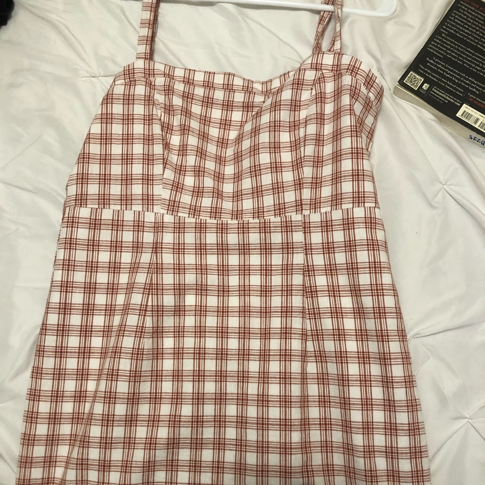 Checkered bodycon dress